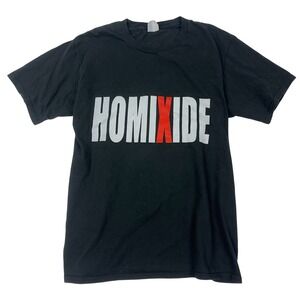 HOMIXIDE Gang Black T Shirt Mens Medium Graphic Playboi Carti
